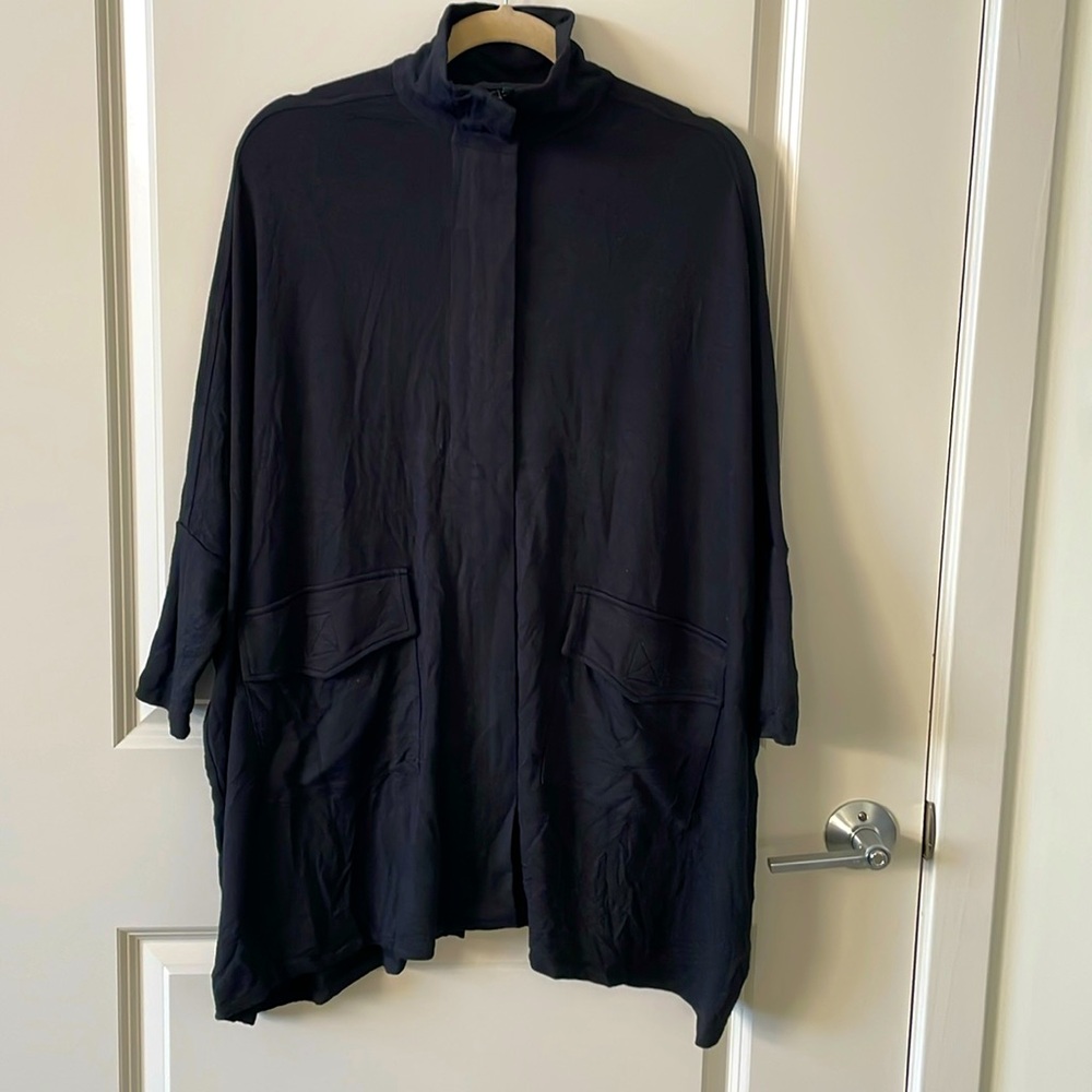 NWT. Alex Garfield poncho sweater, size S, new